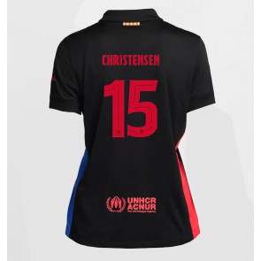 Barcelona Andreas Christensen #15 Replika Udebanetrøje Dame 2024-25 Kortærmet